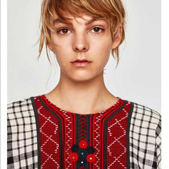 ZARA- CHECKED TOP 😍😍😍brand new - Picture 6 of 7